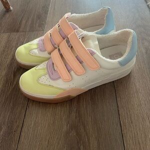 EUC Dolce Vita Women's Colorful Velcro Strap Sneakers